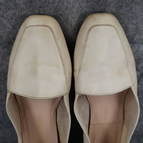 Enzo Angiolini Shoes Women 8 Flats Slip On Loafer Classic Leather Fashion Career - Picture 8 of 16